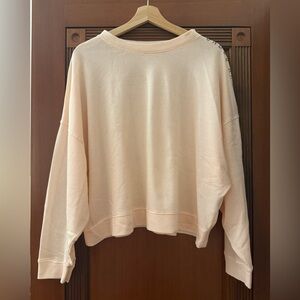 UA Soft Pink Full Sleeve Mesh Workout Top Size M